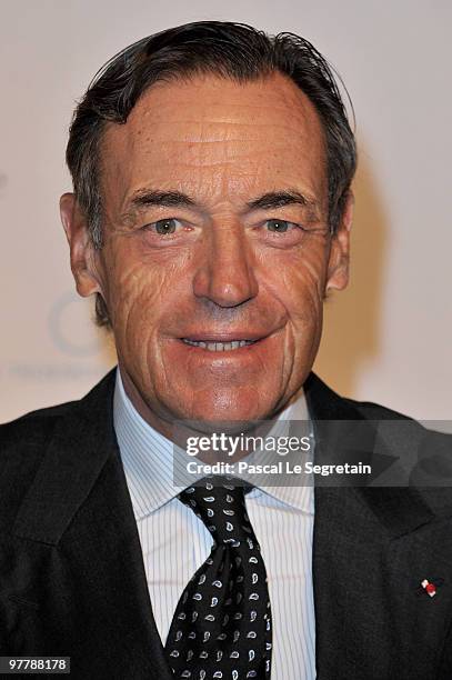 Lindsay Owen Jones attends Association "Dessine l'Espoir" Charity Dinner during "Art Paris" Exhibition Launch at Grand Palais on March 16, 2010 in...