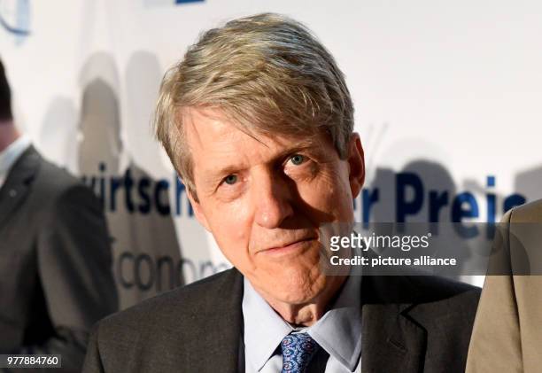 June 2018, Germany, Kiel: American Robert Shiller, Economist and Nobel laureate, looking into the camera during the 14th award ceremony of the Global...