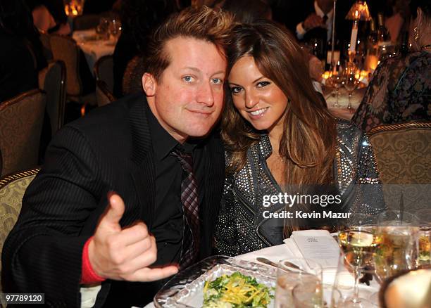 Exclusive* Tres Cool of Green Day attends the 25th Annual Rock and Roll Hall of Fame Induction Ceremony at The Waldorf=Astoria on March 15, 2010 in...