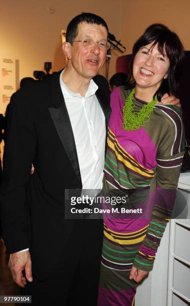 Antony Gormley and Janet Street-Porter attend the Brit Insurance Design Awards at the Design Museum on March 16, 2010 in London, England.