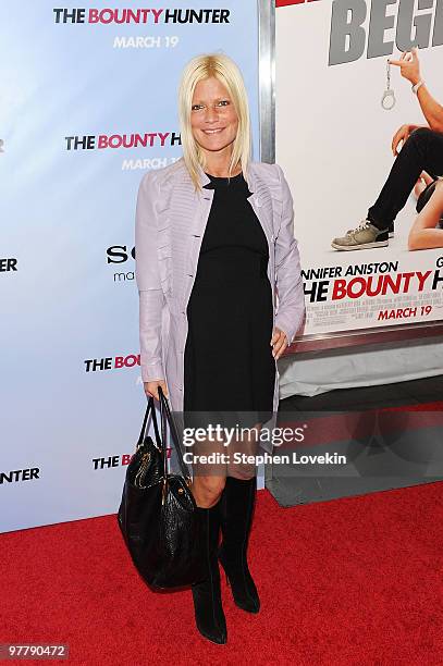 Lizzie Grubman attends the premiere of "The Bounty Hunter" at Ziegfeld Theatre on March 16, 2010 in New York, New York City.