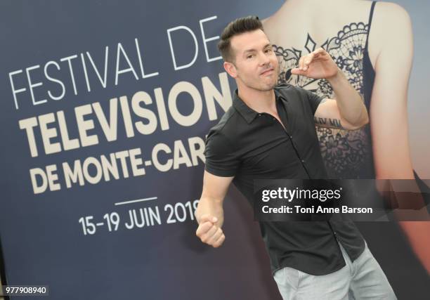 Jon Seda from the serie 'Chicago P.D' attends a photocall during the 58th Monte Carlo TV Festival on June 17, 2018 in Monte-Carlo, Monaco.