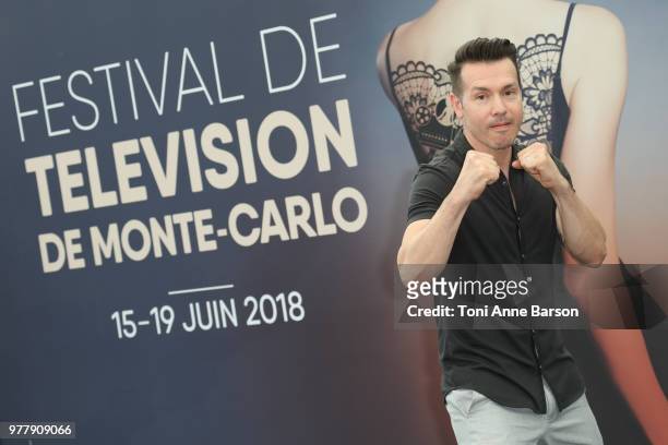 Jon Seda from the serie 'Chicago P.D' attends a photocall during the 58th Monte Carlo TV Festival on June 17, 2018 in Monte-Carlo, Monaco.
