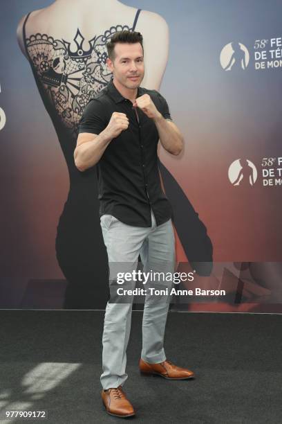 Jon Seda from the serie 'Chicago P.D' attends a photocall during the 58th Monte Carlo TV Festival on June 17, 2018 in Monte-Carlo, Monaco.