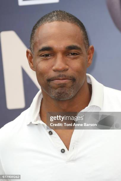 Jason George from the serie 'Station 19' attends a photocall during the 58th Monte Carlo TV Festival on June 17, 2018 in Monte-Carlo, Monaco.