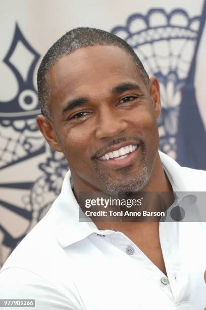 Jason George from the serie 'Station 19' attends a photocall during the 58th Monte Carlo TV Festival on June 17, 2018 in Monte-Carlo, Monaco.