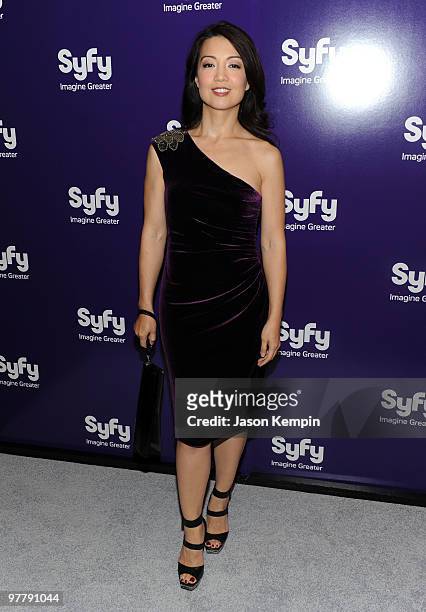 Actress Ming-Na attends the 2010 Syfy Upfront party at The Museum of Modern Art on March 16, 2010 in New York City.