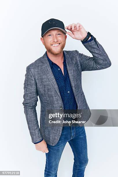 Cole Swindell poses at the 2018 CMT Music Awards Show: Portrait Studio at Bridgestone Arena on June 6, 2018 in Nashville, Tennessee.