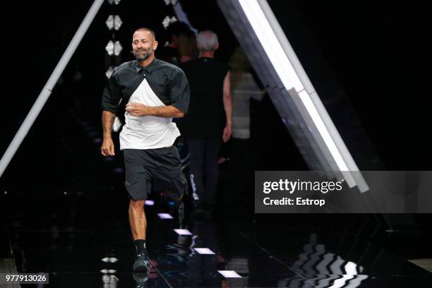 Fashion designer Marcelo Burlon at the Marcelo Burlon County Of Milan show during Milan Men's Fashion Week Spring/Summer 2019 on June 16, 2018 in...