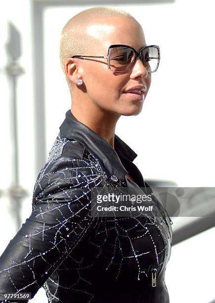 Amber Rose sighting on March 16, 2010 in West Hollywood, California.