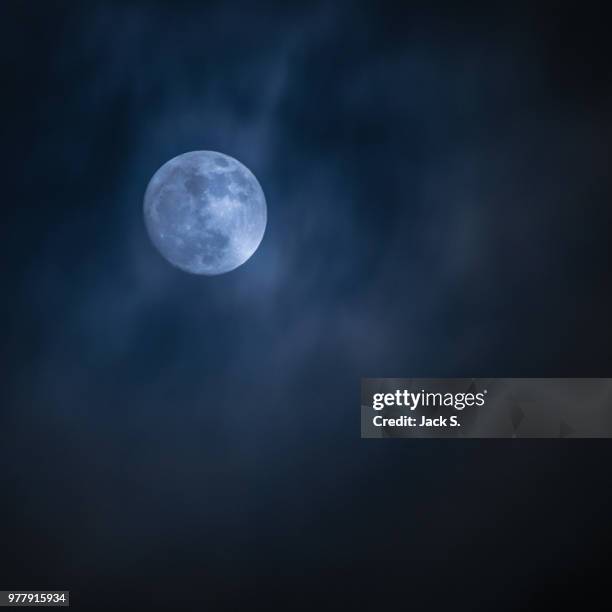 blue moon - jack lord stock pictures, royalty-free photos & images