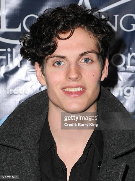 Actor Daniel Sharman attends the Los Angeles Italia Film, Fashion & Art Festival at the Mann Chinese 6 on March 1, 2010 in Los Angeles, California.