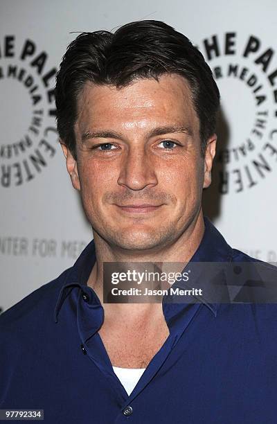 Actor Nathan Fillion attends The Paley presentation of "Castle" at The Paley Center for Media on March 16, 2010 in Beverly Hills, California.