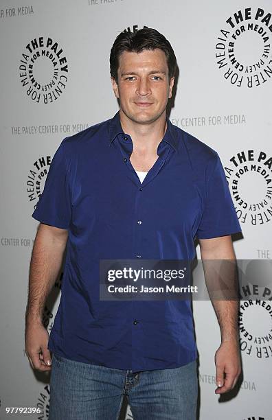 Actor Nathan Fillion attends The Paley presentation of "Castle" at The Paley Center for Media on March 16, 2010 in Beverly Hills, California.