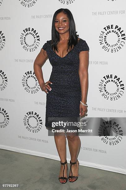 Actress Tamala Jones attends The Paley presentation of "Castle" at The Paley Center for Media on March 16, 2010 in Beverly Hills, California.