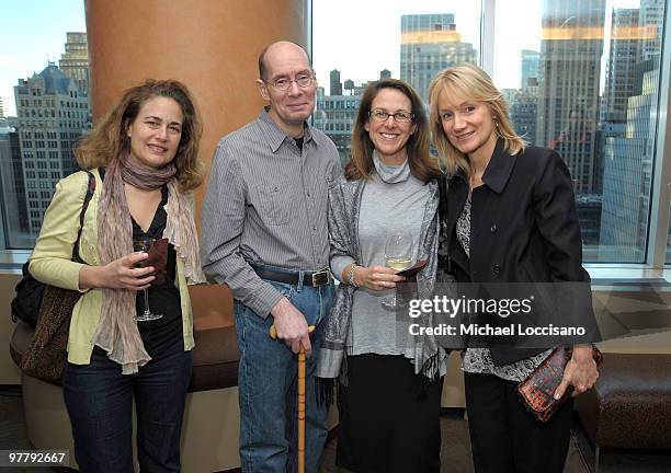 Catherine Filloux, John Daggett, Leslie Timko and filmmaker Shari Robertson attend the HBO Documentary screening of their film "Senators' Bargain" at...