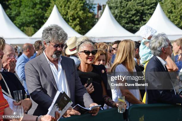 Amanda Eliasch attends the 2018 Goffs London Sale, in association with QIPCO, as it returns for it's fifth year to the grounds of Kensington Palace...