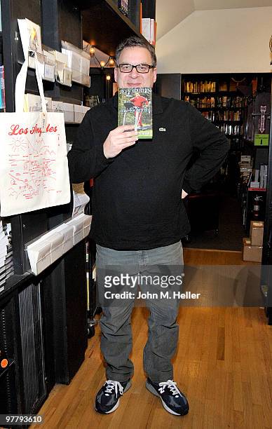Actor/Writer/Producer/Comedian Jeff Garlin signs copies of his book "My Footprint" at Book Soup on March 16, 2010 in Los Angeles, California.