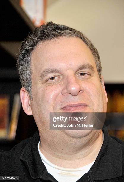 Actor/Writer/Producer/Comedian Jeff Garlin signs copies of his book "My Footprint" at Book Soup on March 16, 2010 in Los Angeles, California.