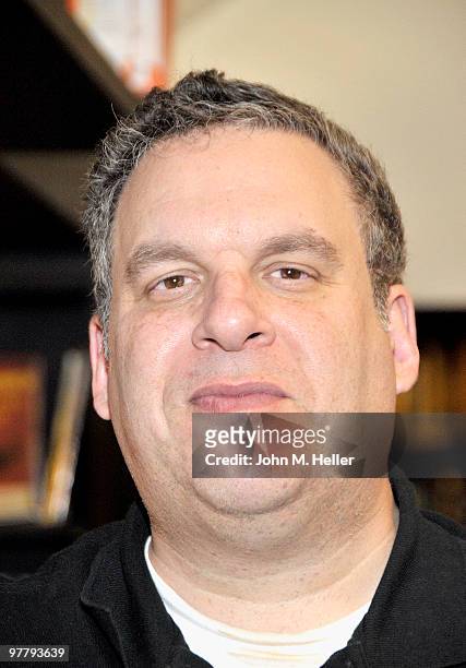 Actor/Writer/Producer/Comedian Jeff Garlin signs copies of his book "My Footprint" at Book Soup on March 16, 2010 in Los Angeles, California.