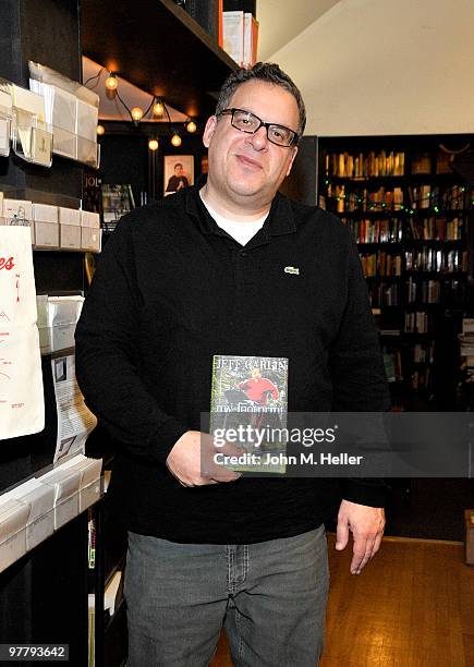 Actor/Writer/Producer/Comedian Jeff Garlin signs copies of his book "My Footprint" at Book Soup on March 16, 2010 in Los Angeles, California.