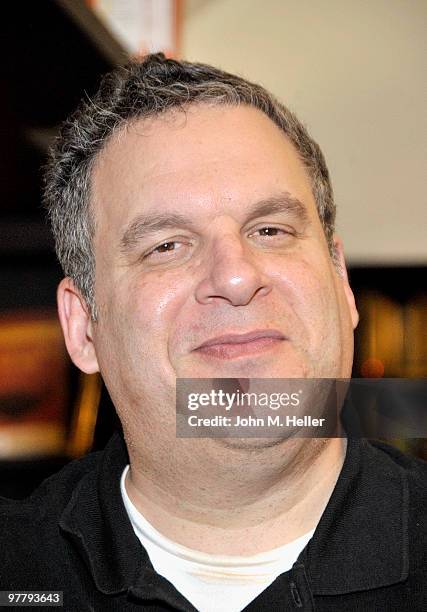 Actor/Writer/Producer/Comedian Jeff Garlin signs copies of his book "My Footprint" at Book Soup on March 16, 2010 in Los Angeles, California.