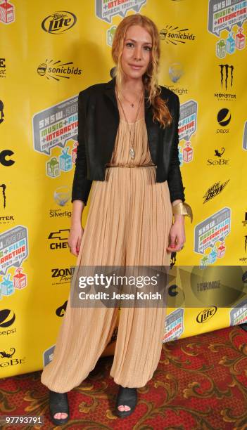 Casey Labow attends the movie premiere of "Skateland" during the 2010 SXSW Festival at Paramount Theater on March 16, 2010 in Austin, Texas.