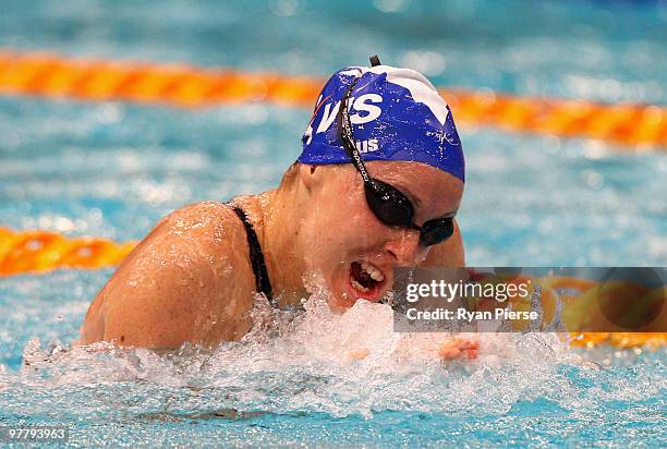 Leisel Jones of Australia in action during the Women's 50m Breaststroke Final during day two of the 2010 Australian Swimming Championships at Sydney...