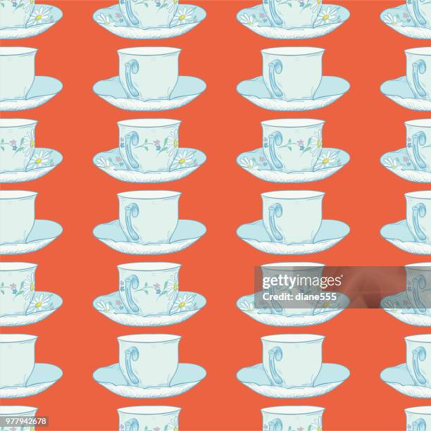 Repeat Pattern Tea 818 Teacup Drawing Stock Photos, High-Res Pictures, and Images - Getty ...