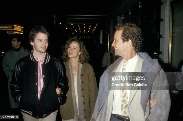 Matthew Broderick, Jennifer Grey, and Joel Grey