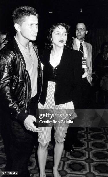 Sean Penn and Madonna