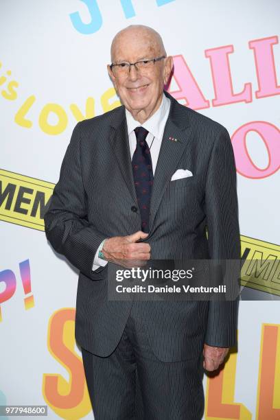 Mario Boselli attends the Stella McCartney photocall during Milan Men's Fashion Week Spring/Summer 2019 on June 18, 2018 in Milan, Italy.