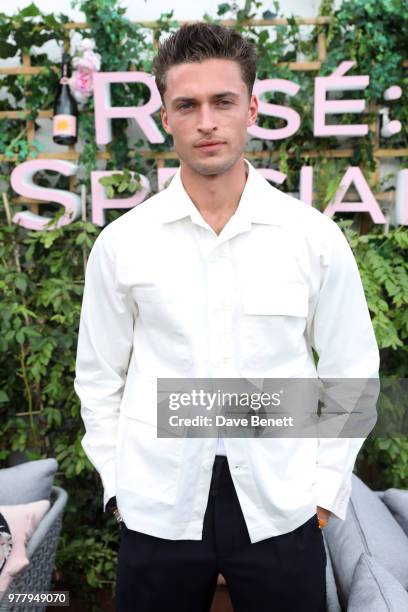 Harvey Newton-Haydon attends Veuve Clicquot's Brose on the Roof at Selfridges on June 18, 2018 in London, England.