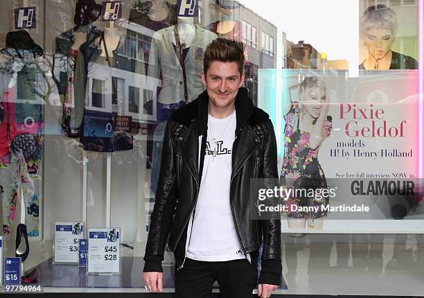 Henry Holland at the launch photocall for H! By Henry Holland at Debenhams on March 17, 2010 in London, England.