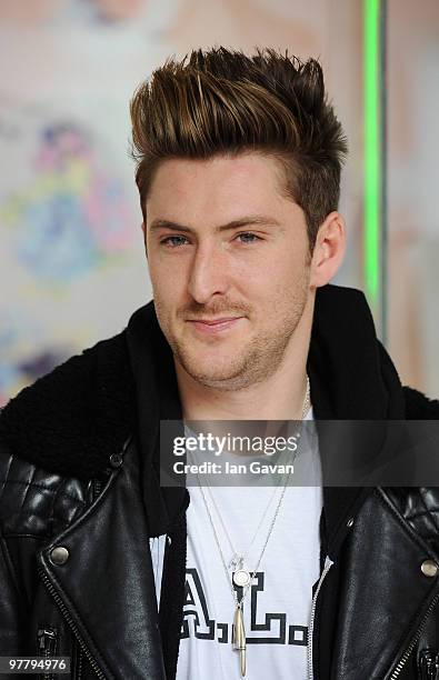 Henry Holland appears at a photocall to launch his new 'H! by Henry Holland' fashion line at Debenhams, Oxford Street, on March 17, 2010 in London,...