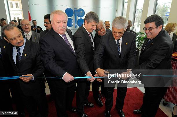 Shokri Ghanem, Libya's National Oil Corp. Chairman, Michael Haupl, mayor of Vienna, Michael Spindelegger, Austria's foreign minister, Ali al-Naimi,...