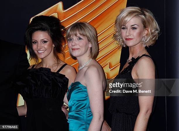 Michelle Keegan, Jane Danson, Katherine Kelly and other celebrities attend the RTS Awards at the Grosvenor Hotel, London,England