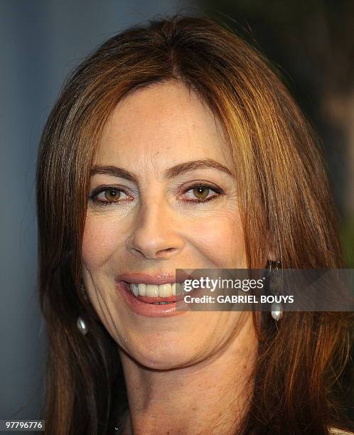 Director Kathryn Bigelow arrives at the 82nd annual Academy Awards Nominee Luncheon at the Beverly Hilton Hotel in Beverly Hills, California on...