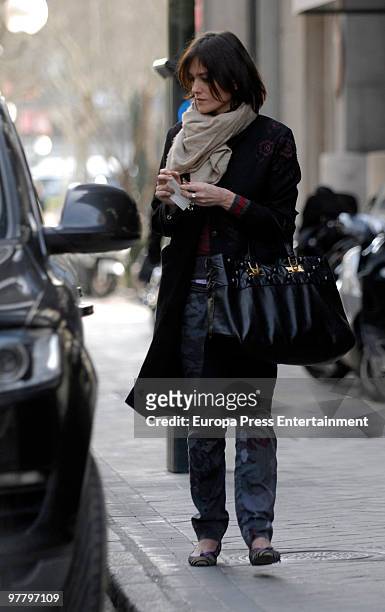 Spanish top model Laura Ponte is seen on March 17, 2010 in Madrid, Spain.