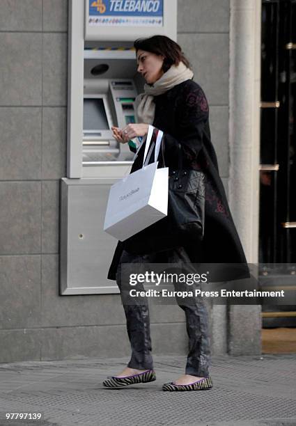 Spanish top model Laura Ponte is seen on March 17, 2010 in Madrid, Spain.