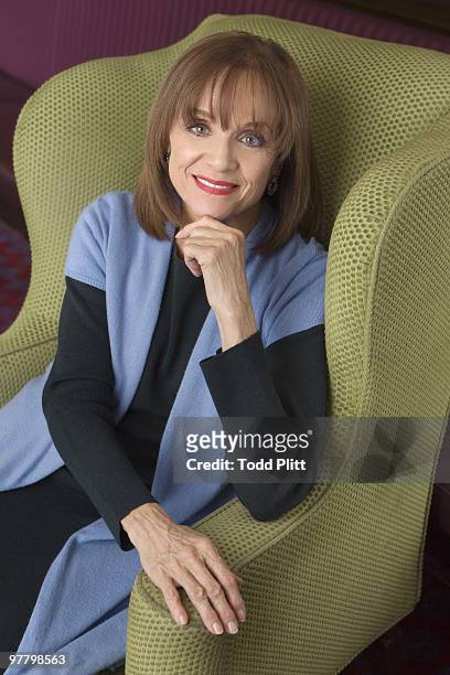 Actress Valerie Harper poses for a portrait session at the Oak Room inside the historic Algonquin Hotel in New York City on March 1, 2010.