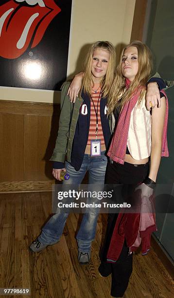 Theodora Richards and sister Alexandra Richards, Keith Richards's daughters