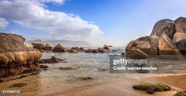 boulders beach, cape town, western cape, south africa - cape town stock pictures, royalty-free photos & images