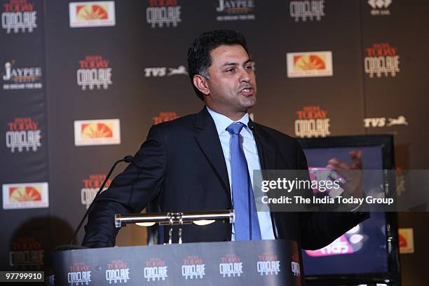 Nikesh Arora, President Global Sales Operating and Business Development, Google Inc. At the India Today Conclave.