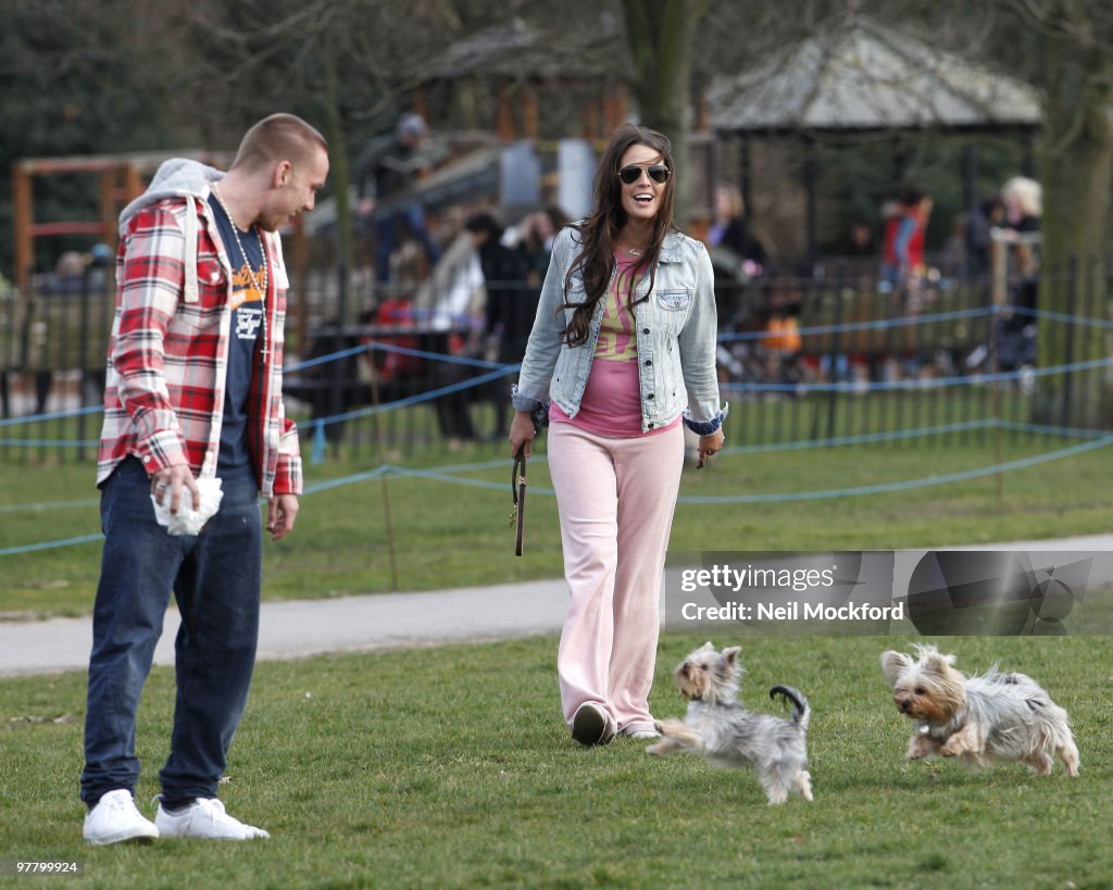 Danielle Lloyd And Jamie O'Hara Sighting In London