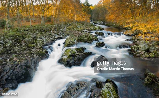 deeside falls - salmon's leap - deeside stock-fotos und bilder