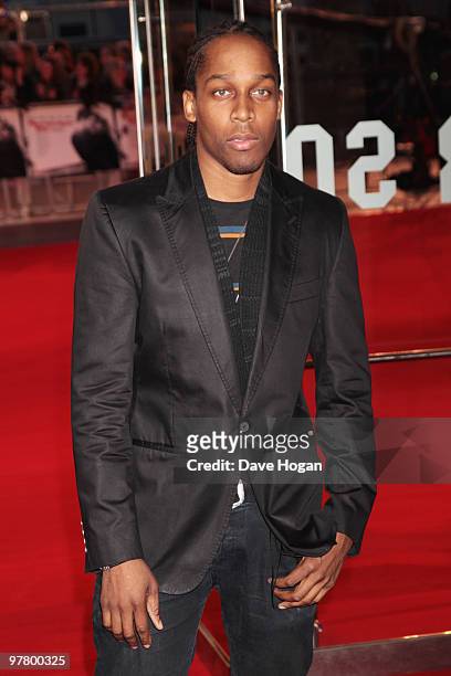 Lemar attends the UK premiere of Remember Me held at The Odeon Leicester Square on March 17, 2010 in London, England.