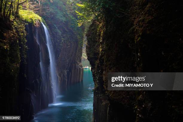 waterfall - miyamoto y stock pictures, royalty-free photos & images