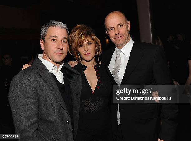 Co-president of Columbia Pictures Matt Tolmach, Co-chairman Sony Pictures Entertainment, Amy Pascal and producer Neal Moritz attend the after party...