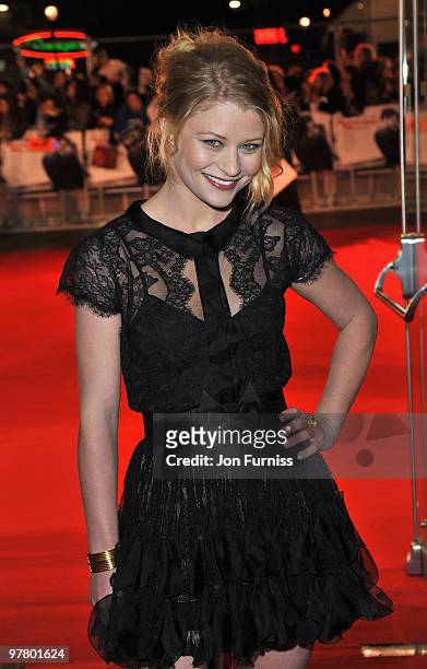 Actress Emilie de Ravin attends the 'Remember Me' film premiere at the Odeon Leicester Square on March 17, 2010 in London, England.